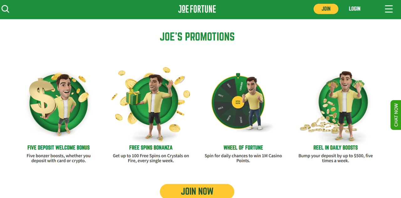 joe-fortune-casino-review-online-pokies-australia